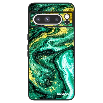 Picasee ULTIMATE CASE pentru Google Pixel 8 Pro - Green Gold
