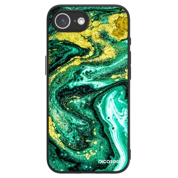 Picasee ULTIMATE CASE MagSafe pentru Apple iPhone 16e - Green Gold