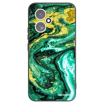 Picasee husă neagră din silicon pentru Honor 400 5G - Green Gold