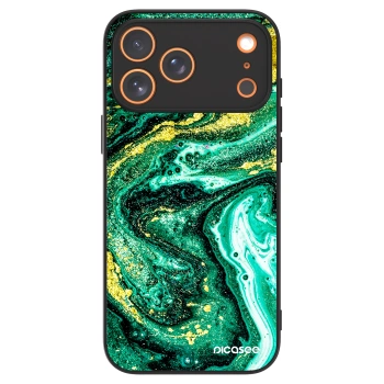 Picasee ULTIMATE CASE MagSafe pentru Apple iPhone 17 Pro Max - Green Gold