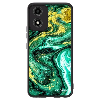 Husă pentru Motorola Moto E14 - Green Gold