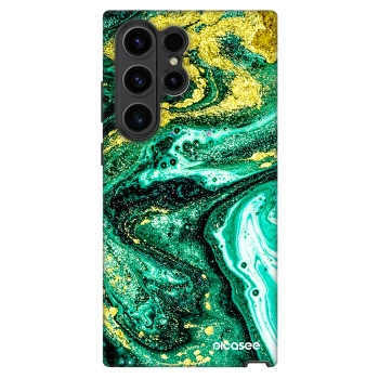 Husă pentru Samsung Galaxy S22 Ultra 5G - Green Gold