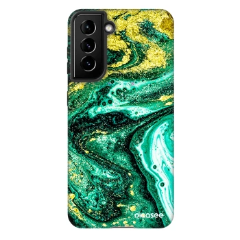 Husă pentru Samsung Galaxy S21 5G G991B - Green Gold