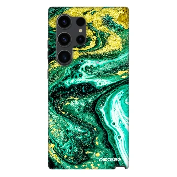 Picasee Fashion Case PowerShare pro Samsung Galaxy S24 Ultra S928B 5G - Green Gold