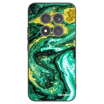 Picasee husă neagră din silicon pentru Xiaomi Redmi Note 15 Pro+ - Green Gold