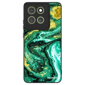 Husă pentru Motorola Moto G86 Power 5G - Green Gold