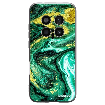 Picasee husă neagră din silicon pentru Honor Magic8 Pro 5G - Green Gold