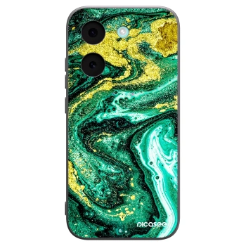 Picasee husă neagră din silicon pentru Xiaomi Poco X8 Pro - Green Gold