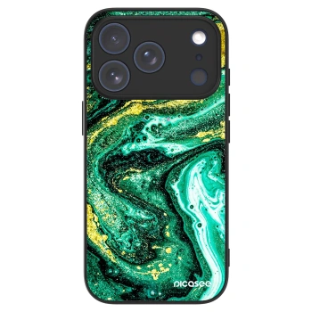 Picasee ULTIMATE CASE pentru Apple iPhone 18 Pro - Green Gold