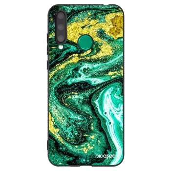Picasee husă neagră din silicon pentru Honor 20 Lite - Green Gold