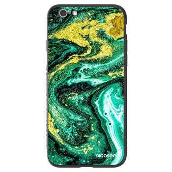 Husă pentru Apple iPhone 6/6S - Green Gold