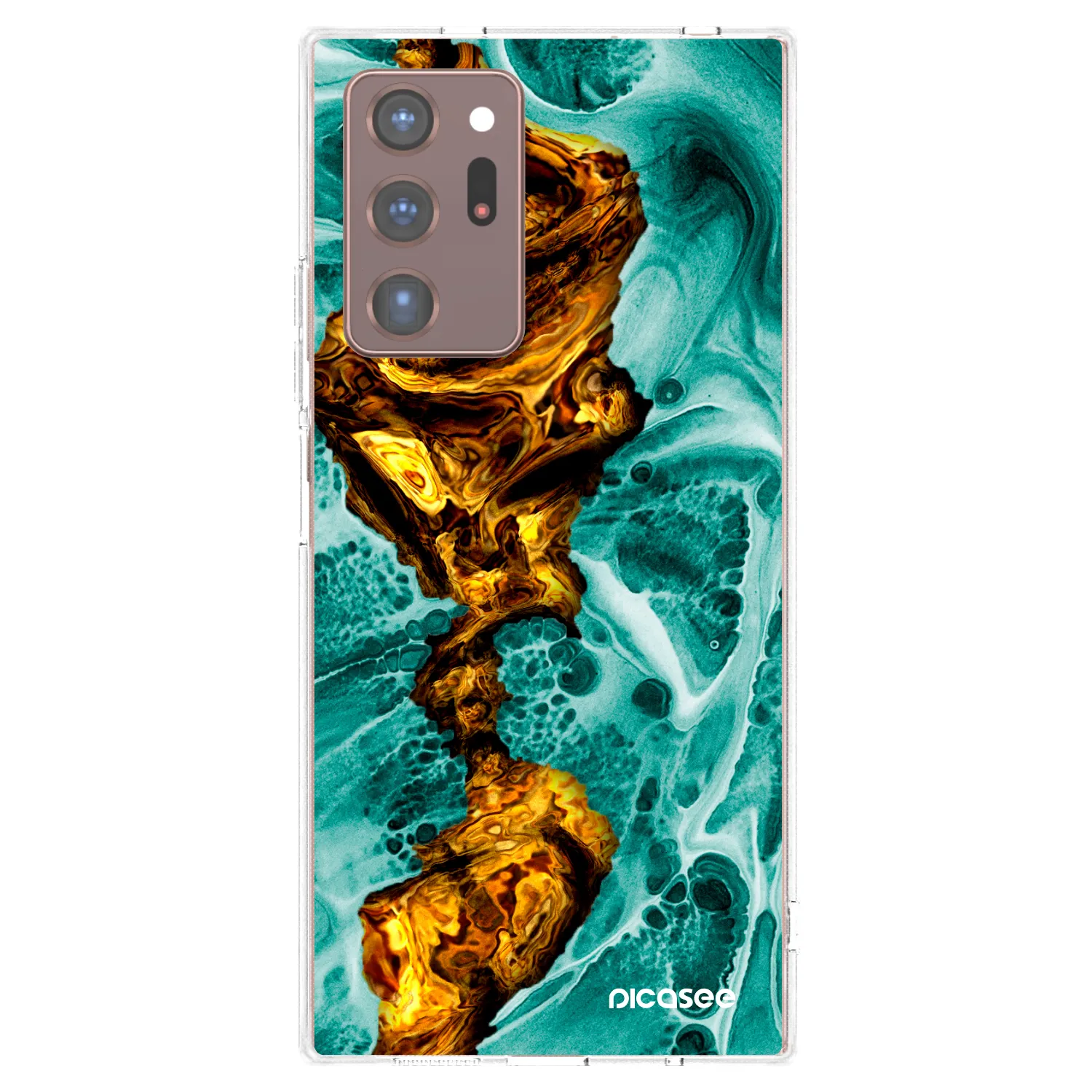 Picasee husă transparentă din silicon pentru Samsung Galaxy Note 20 Ultra - Goldsky