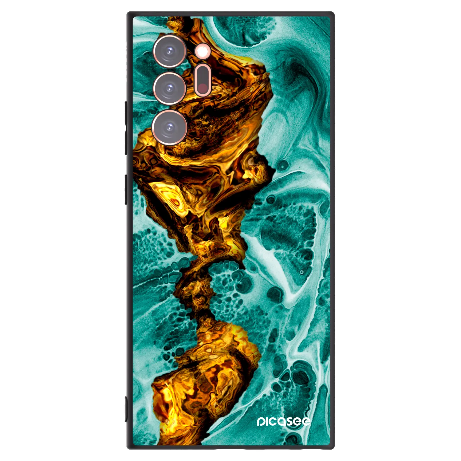 Picasee husă neagră din silicon pentru Samsung Galaxy Note 20 Ultra - Goldsky