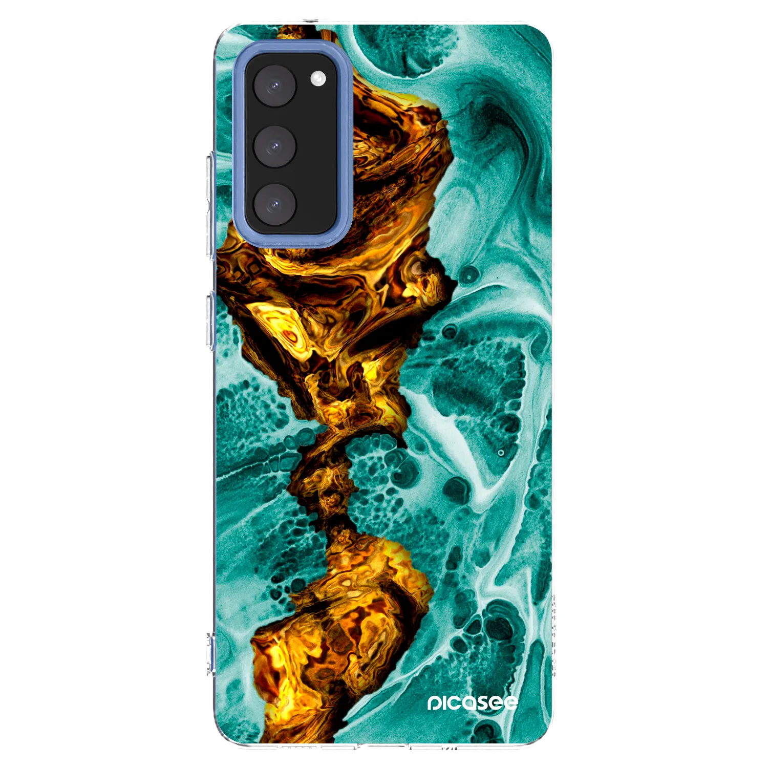 Picasee husă transparentă din silicon pentru Samsung Galaxy S20 FE - Goldsky