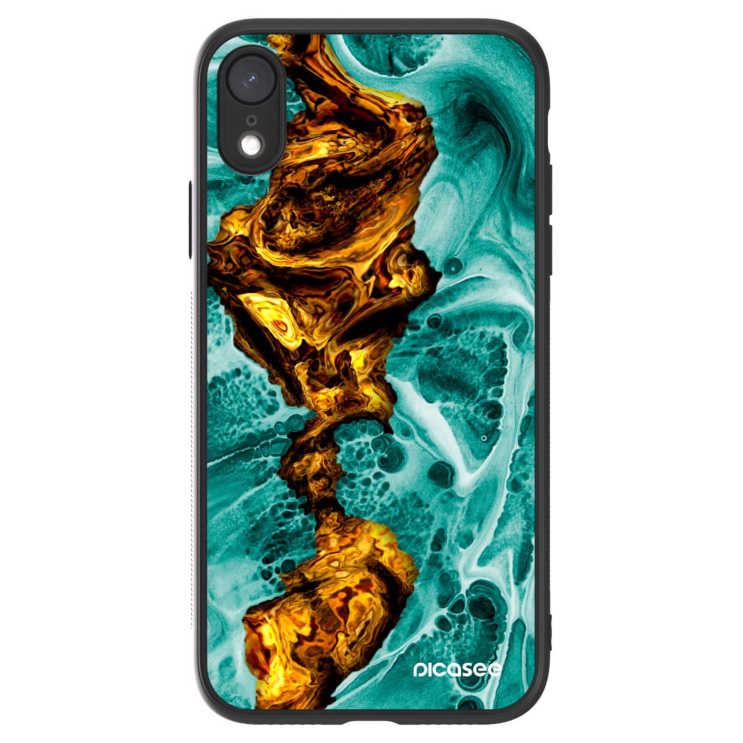 Picasee ULTIMATE CASE pentru Apple iPhone XR - Goldsky