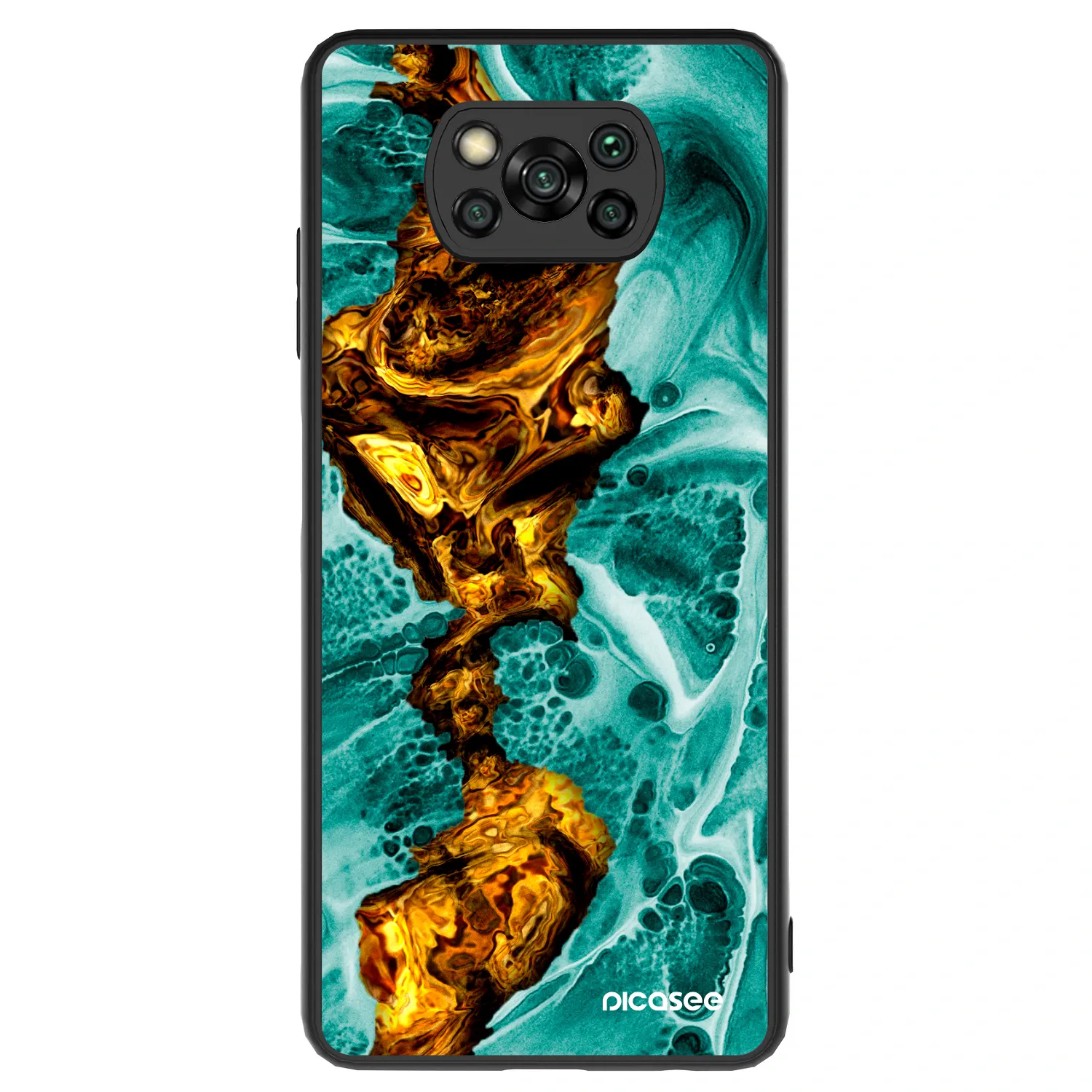 Picasee ULTIMATE CASE pentru Xiaomi Poco X3 - Goldsky