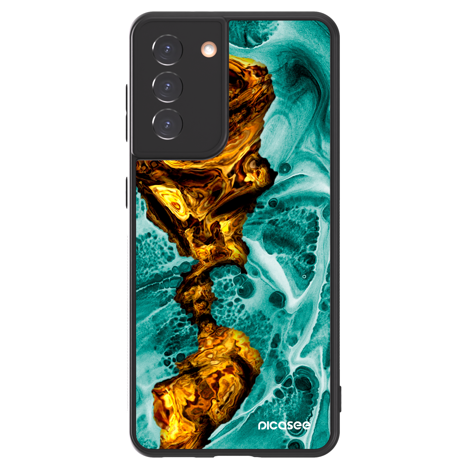 Picasee ULTIMATE CASE pentru Samsung Galaxy S21 5G G991B - Goldsky