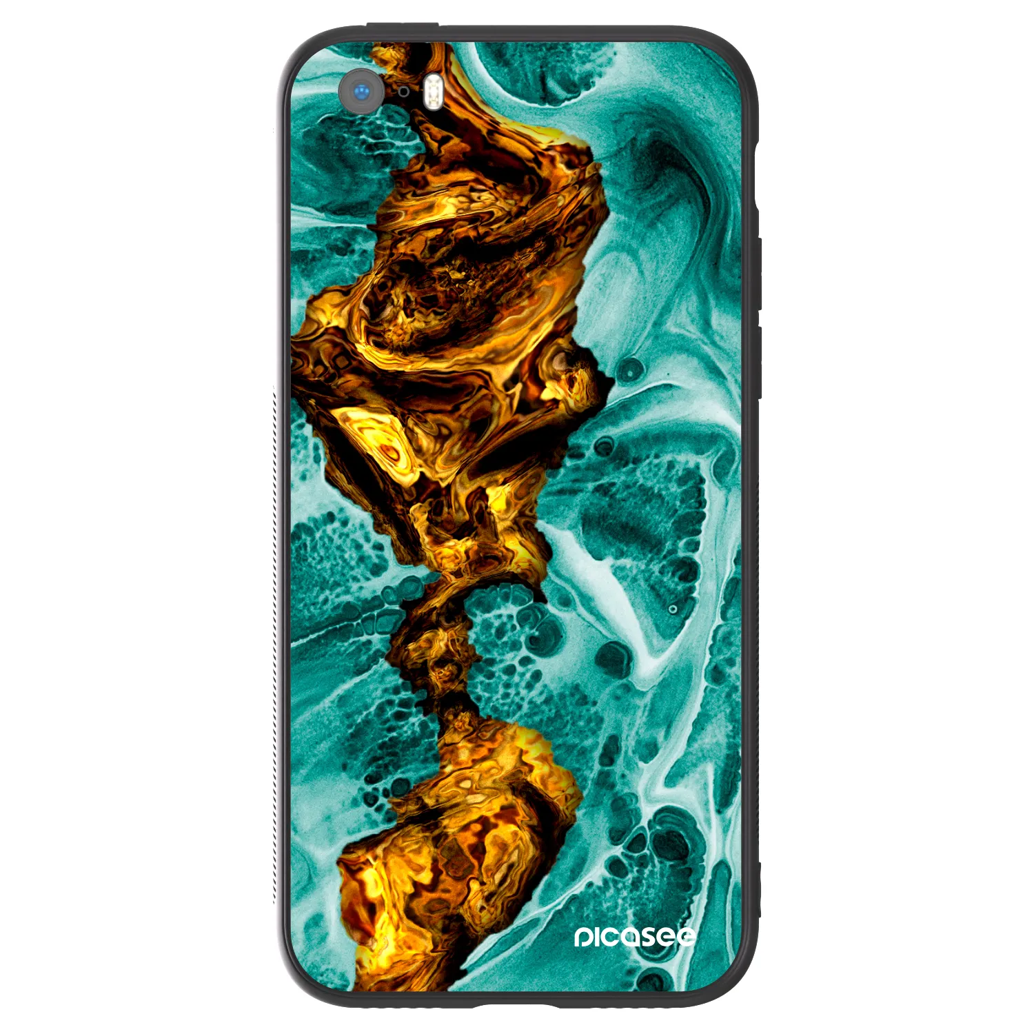 Picasee ULTIMATE CASE pentru Apple iPhone 5/5S/SE - Goldsky