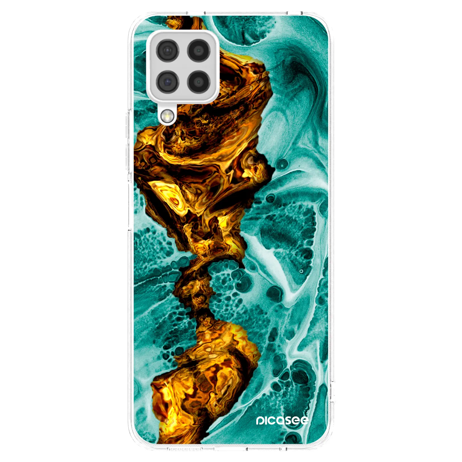 Picasee husă transparentă din silicon pentru Samsung Galaxy A22 A225F 4G - Goldsky
