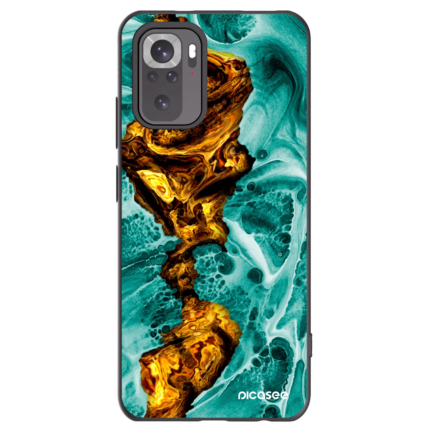 Picasee husă neagră din silicon pentru Xiaomi Redmi Note 11S 4G - Goldsky