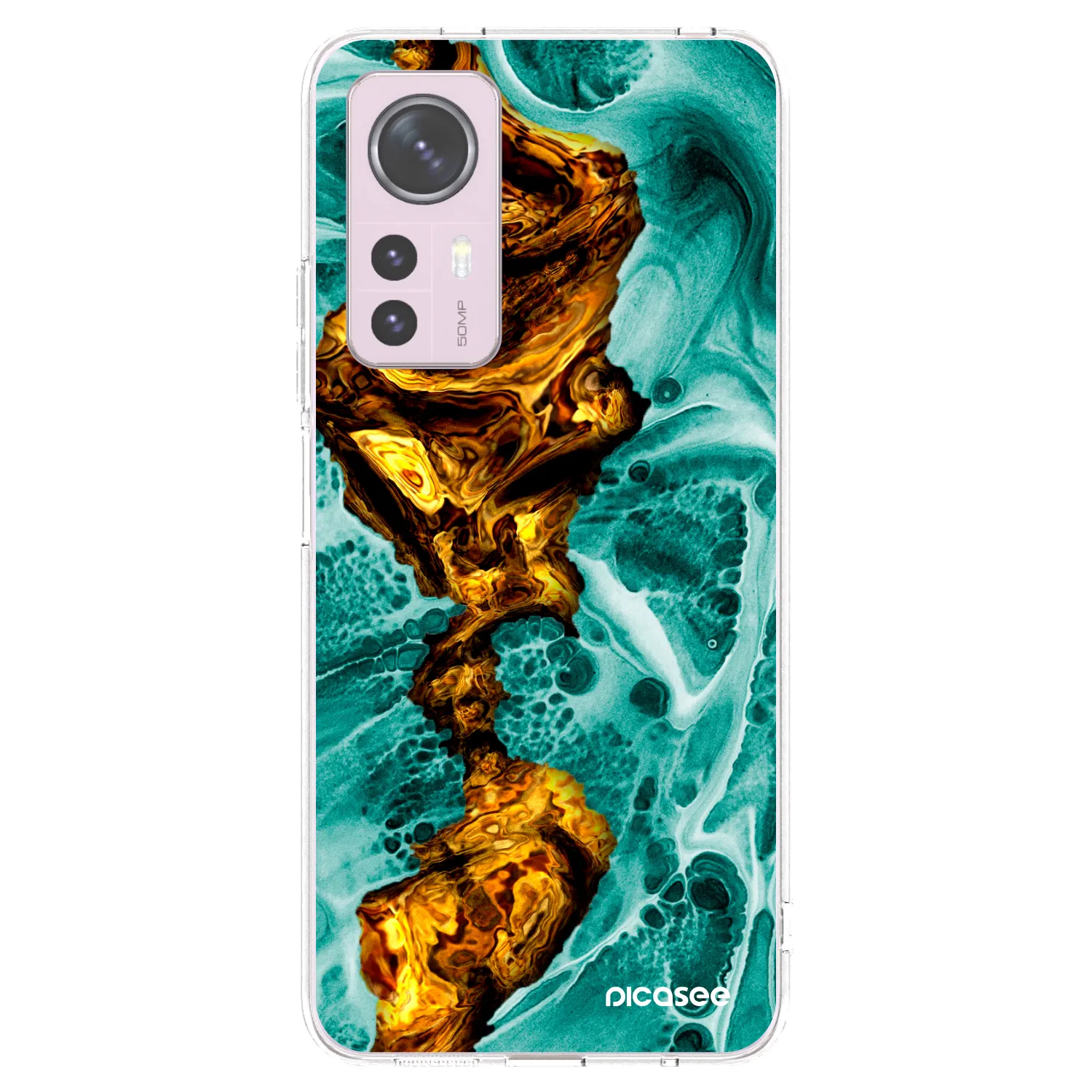 Picasee husă transparentă din silicon pentru Xiaomi 12 - Goldsky
