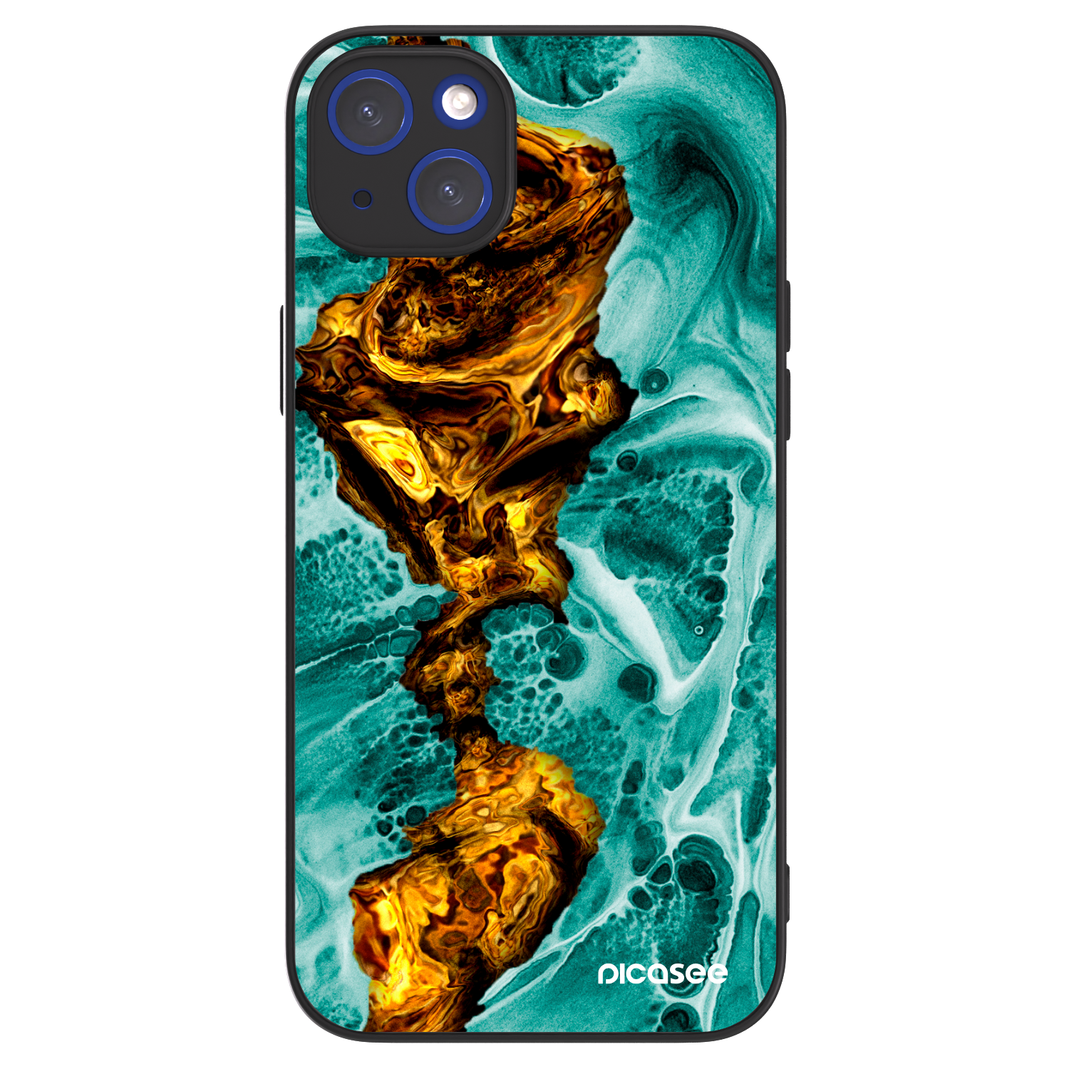 Picasee ULTIMATE CASE MagSafe pentru Apple iPhone 14 Plus - Goldsky