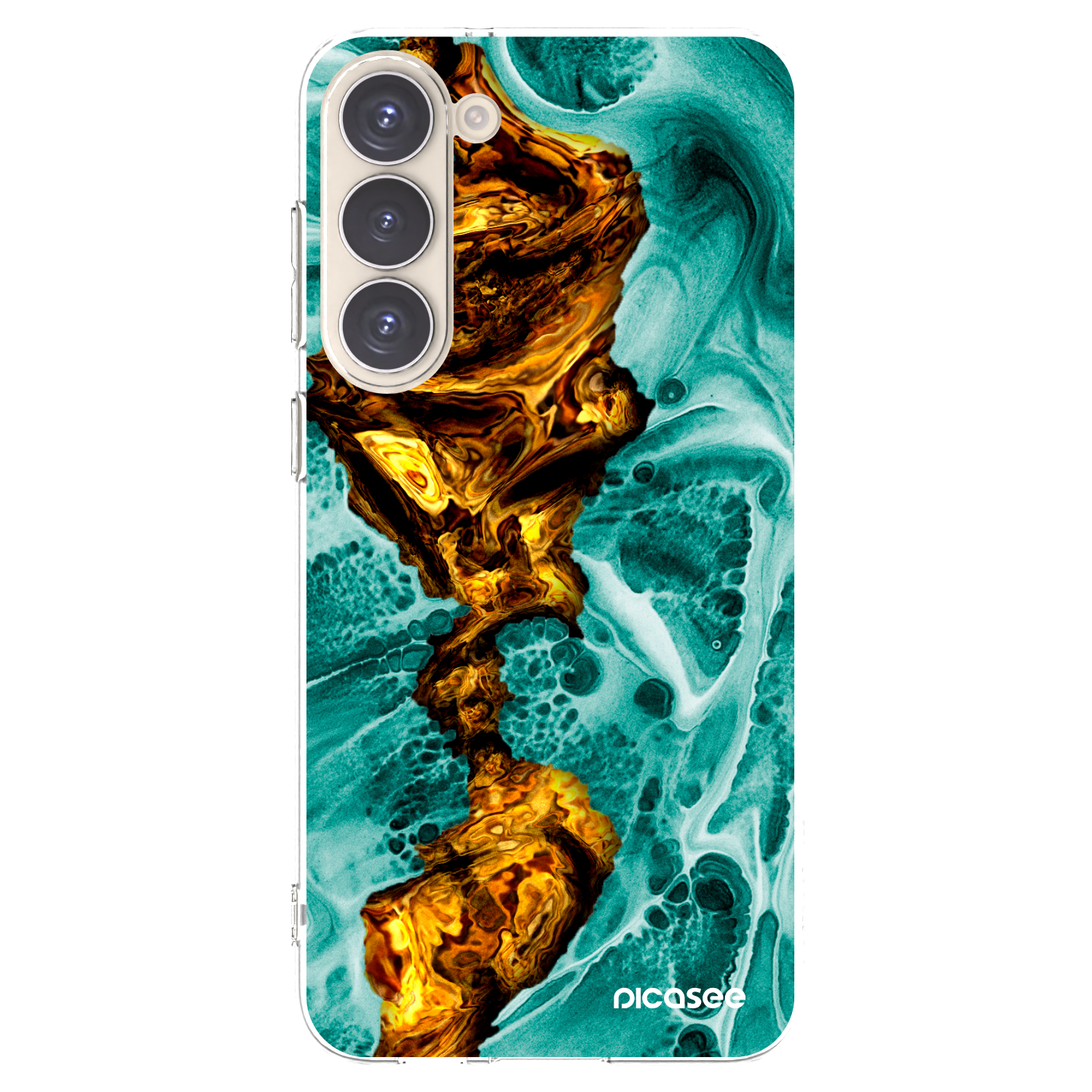 Picasee husă transparentă din silicon pentru Samsung Galaxy S23+ 5G - Goldsky