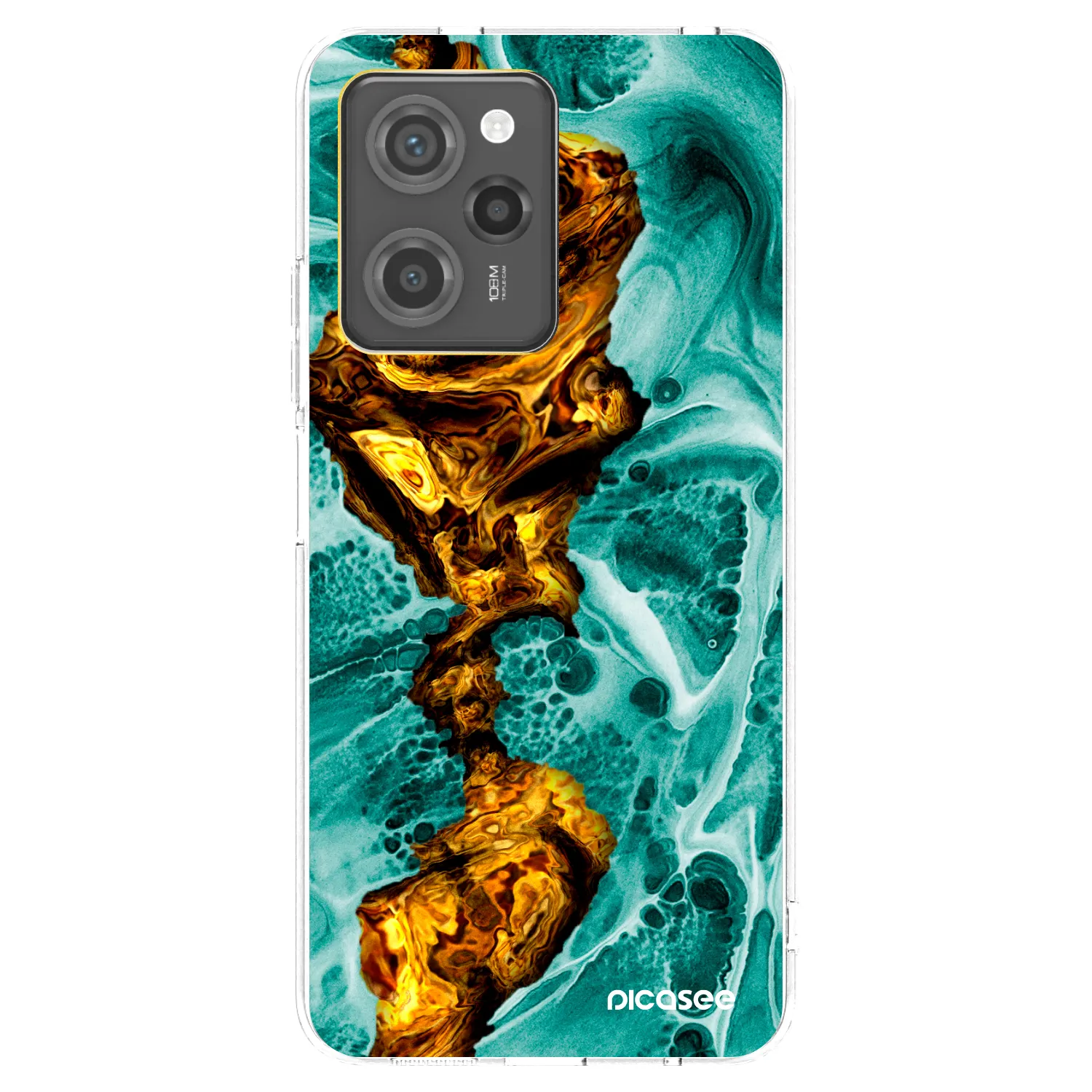 Picasee husă transparentă din silicon pentru Xiaomi Poco X5 Pro - Goldsky