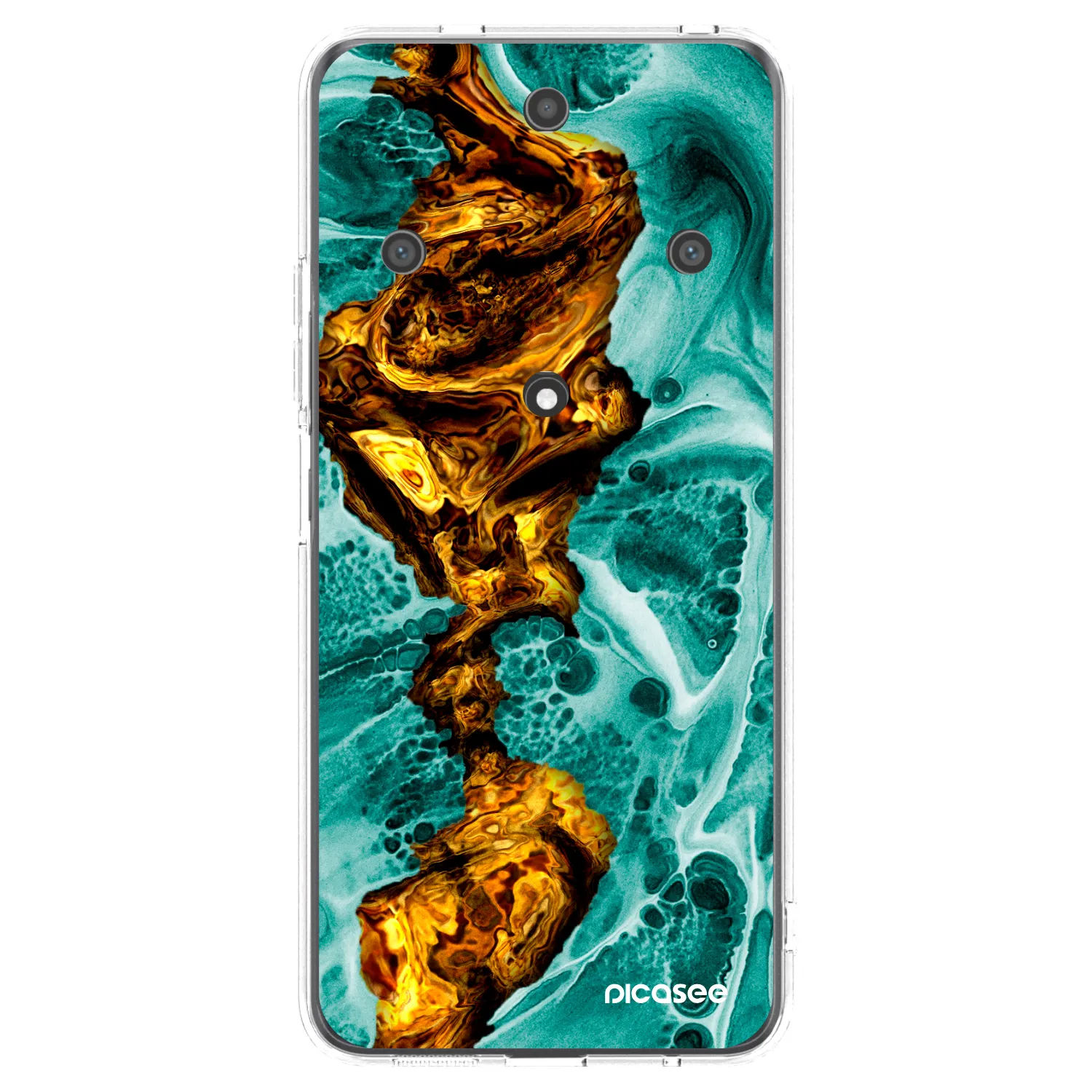 Picasee husă transparentă din silicon pentru Honor Magic5 Lite 5G - Goldsky