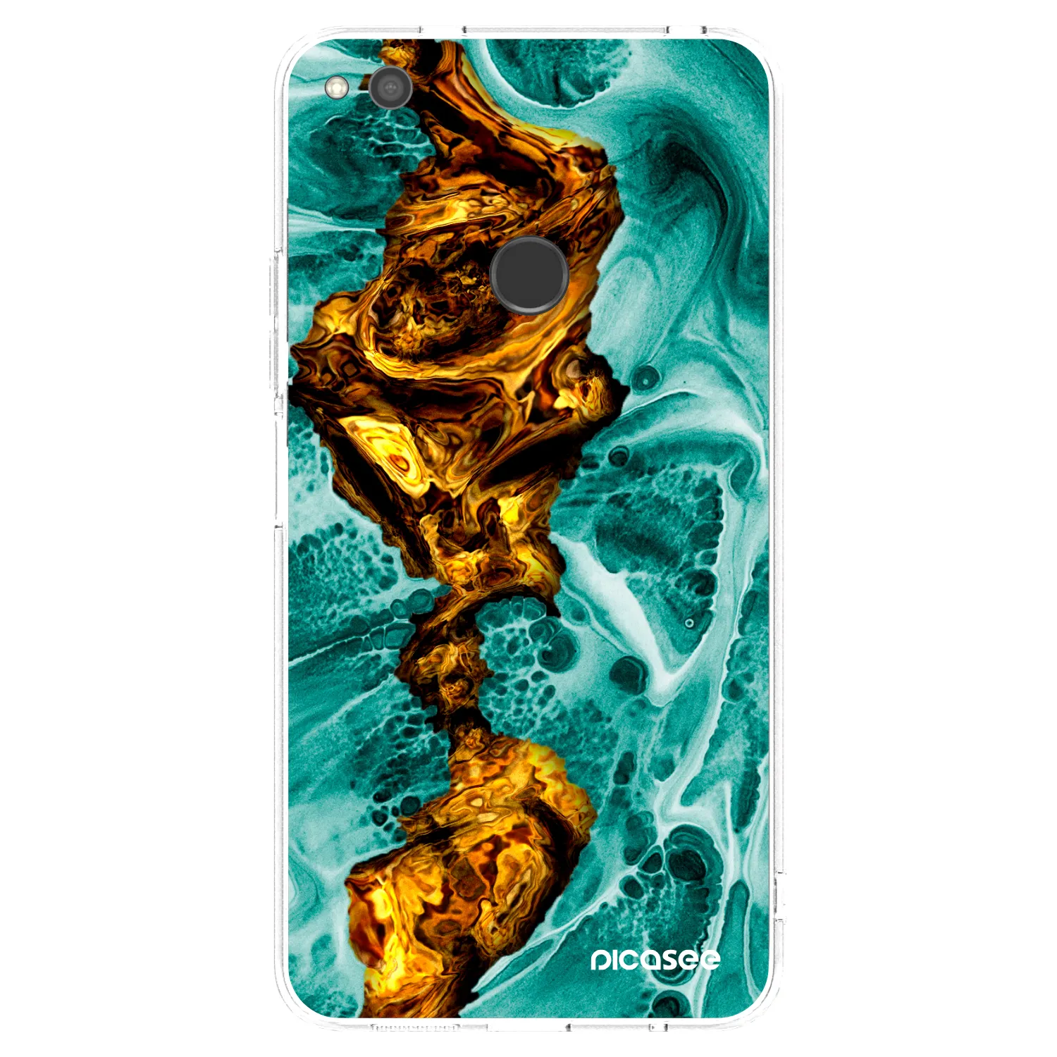 Picasee husă transparentă din silicon pentru Huawei P9 Lite 2017 - Goldsky