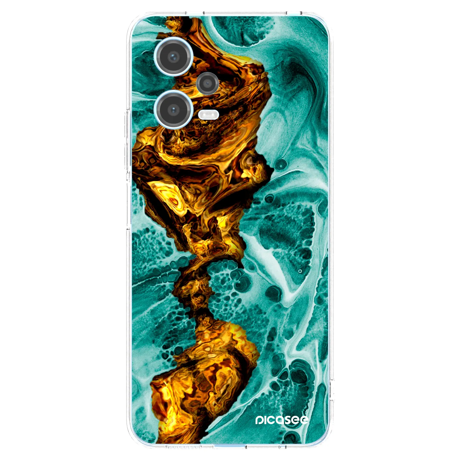 Picasee husă transparentă din silicon pentru Xiaomi Redmi Note 12 5G - Goldsky