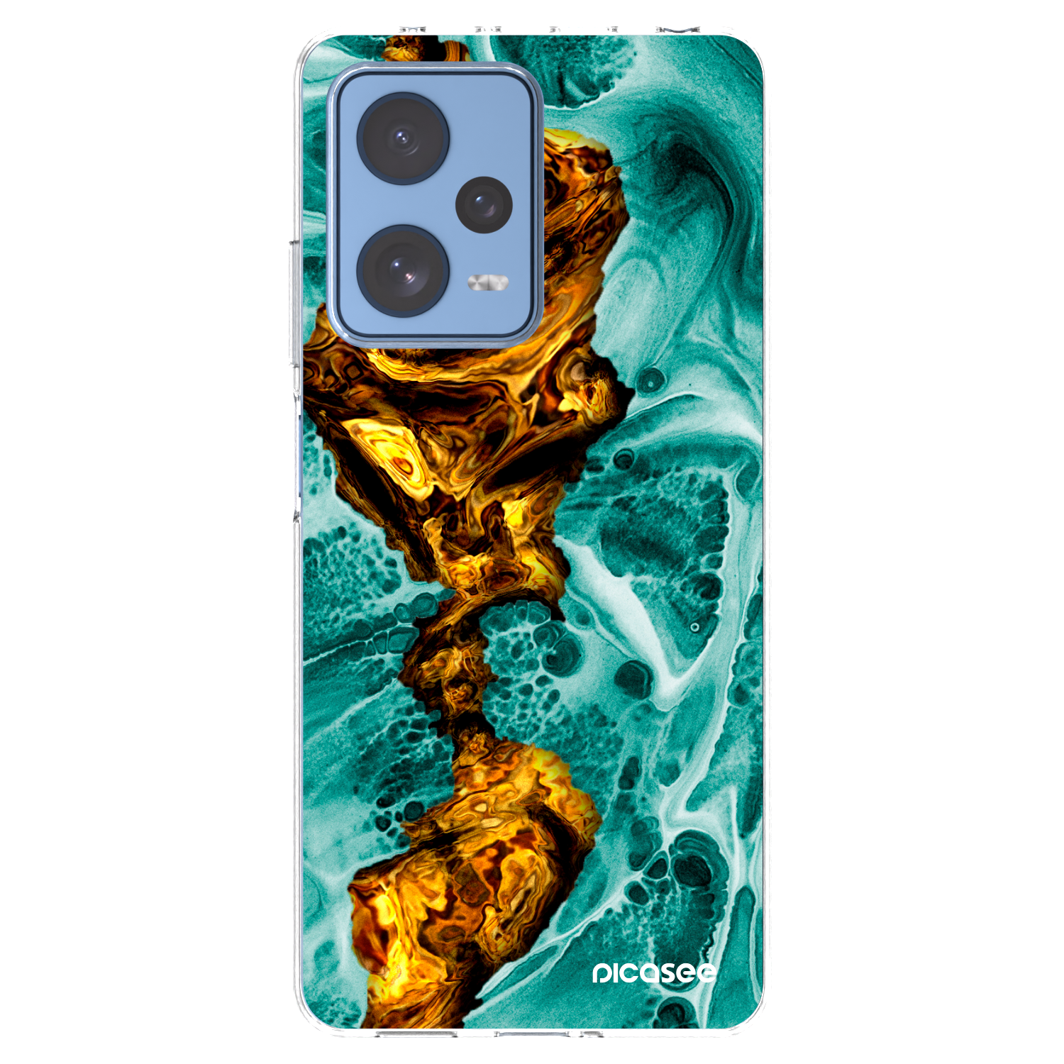 Picasee husă transparentă din silicon pentru Xiaomi Redmi Note 12 Pro 5G - Goldsky