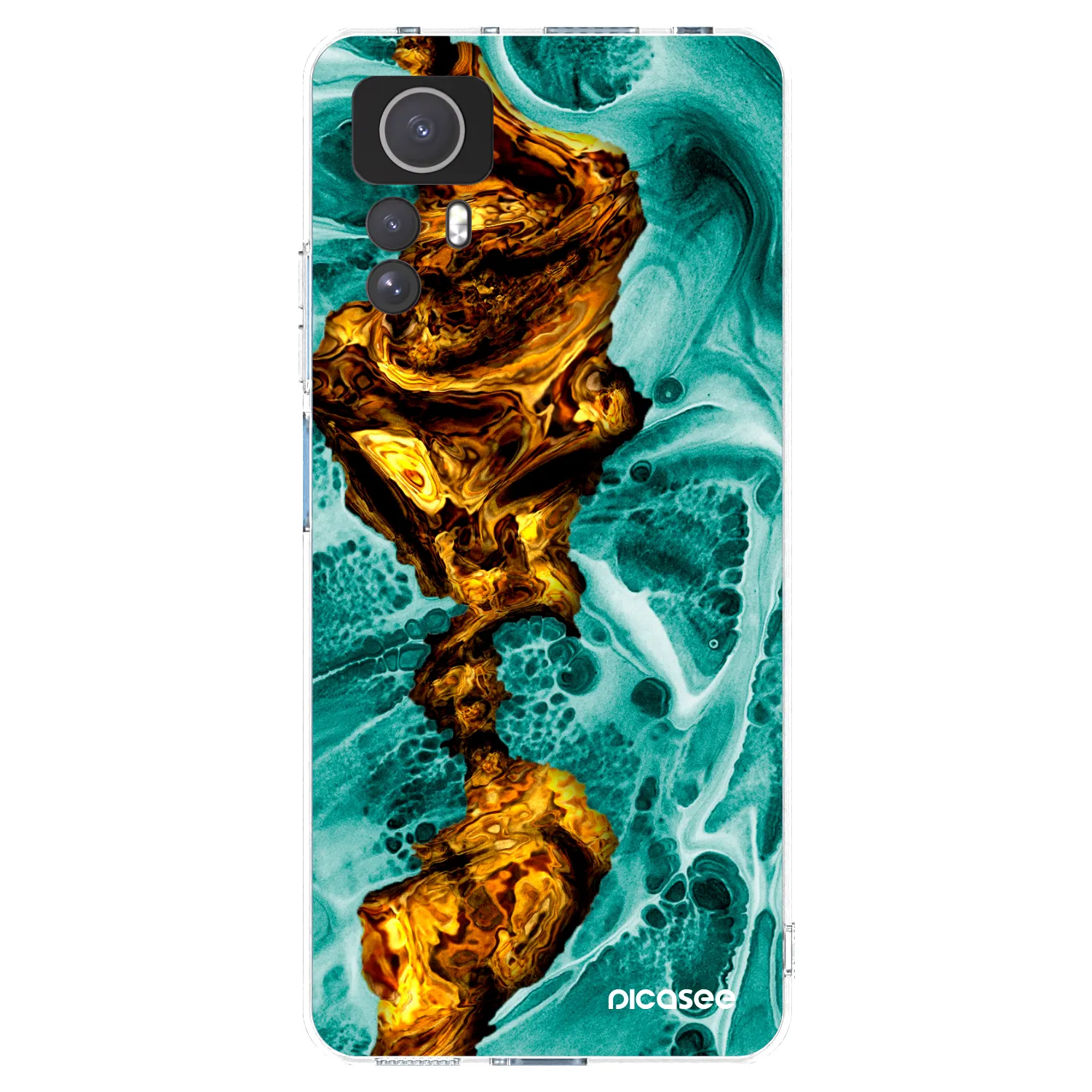 Picasee husă transparentă din silicon pentru Xiaomi Redmi Note 12S - Goldsky