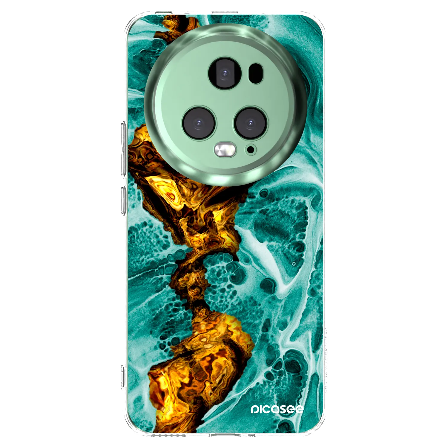 Picasee husă transparentă din silicon pentru Honor Magic5 Pro - Goldsky