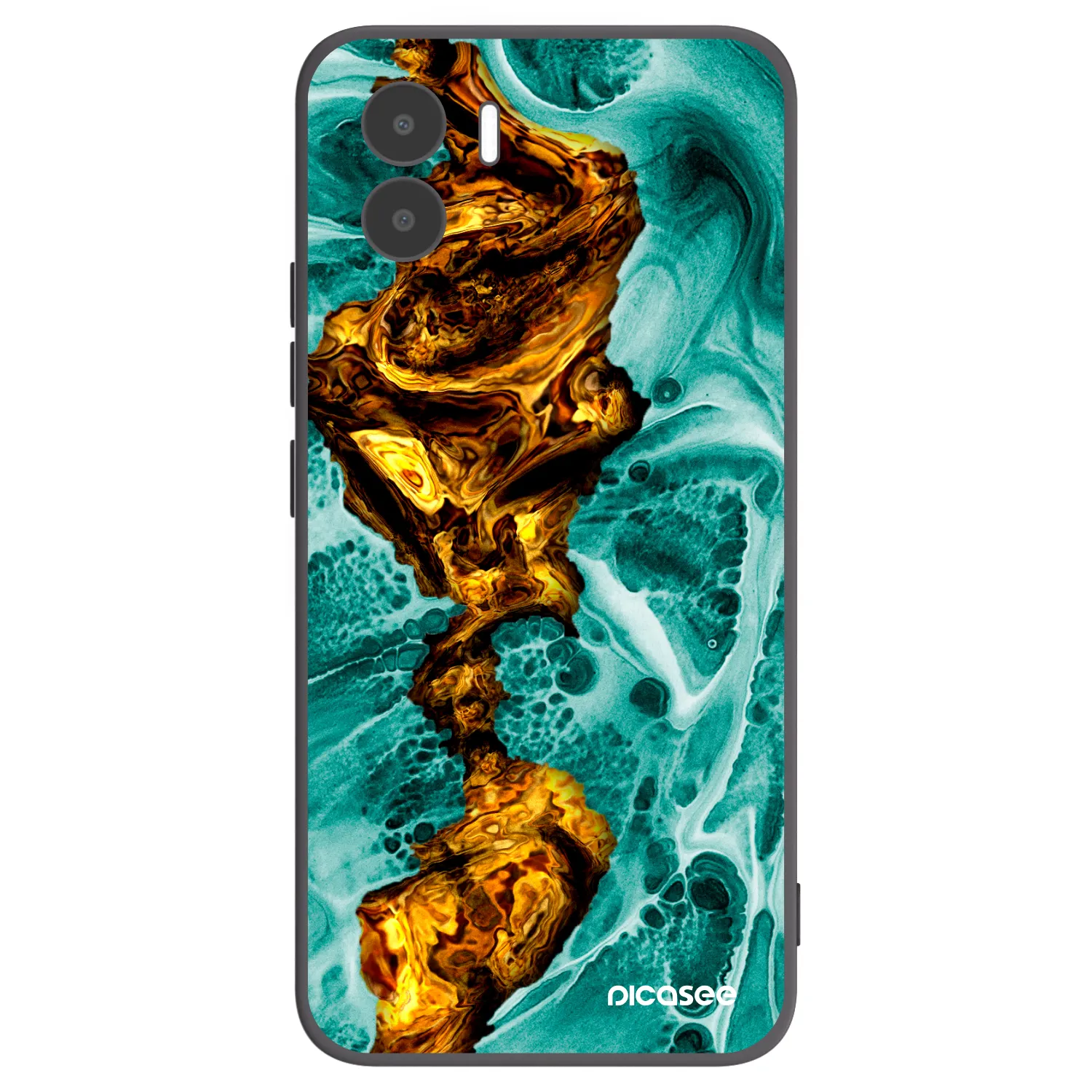 Picasee husă neagră din silicon pentru Xiaomi Redmi A2 - Goldsky