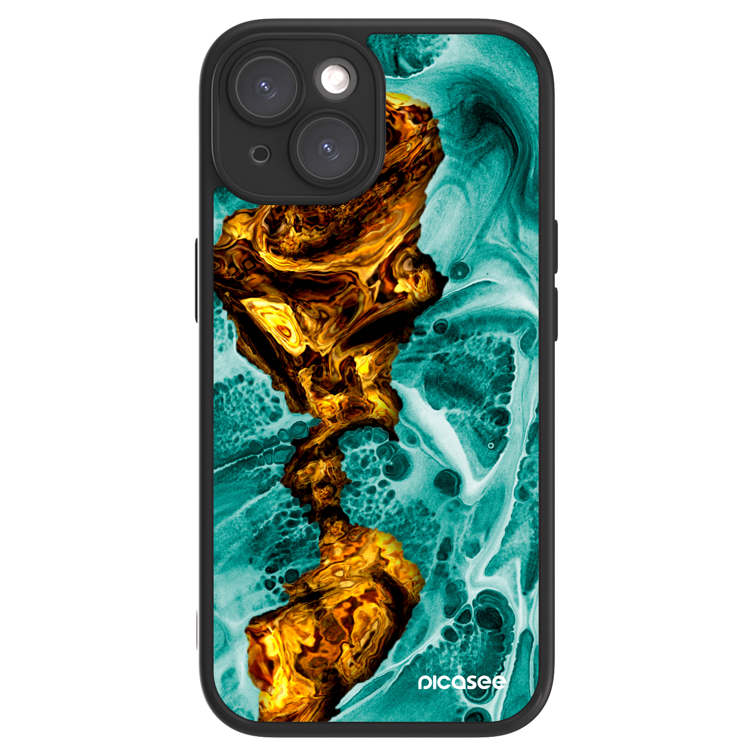 Picasee ULTIMATE CASE pentru Apple iPhone 15 - Goldsky