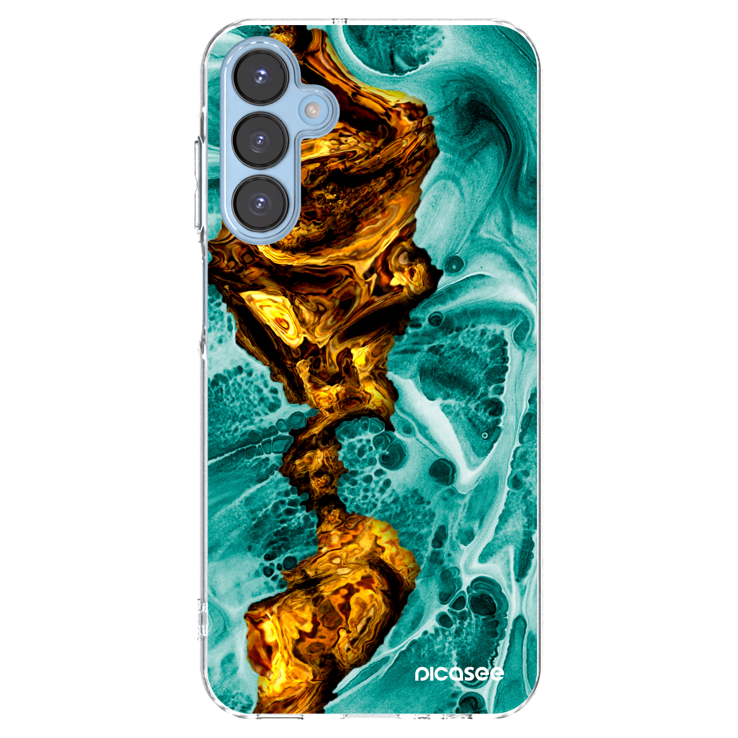 Picasee husă transparentă din silicon pentru Samsung Galaxy A15 A156B 5G - Goldsky