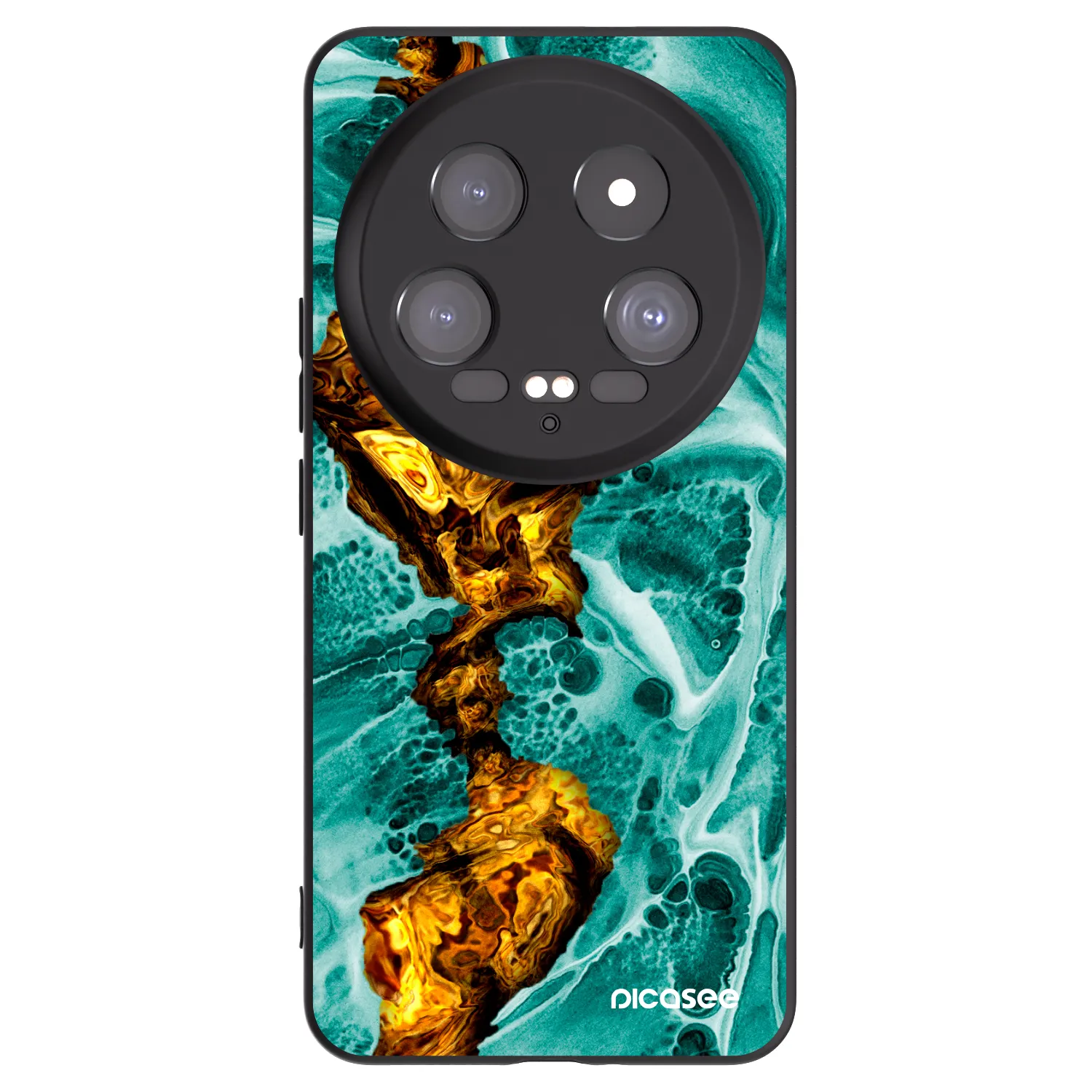 Picasee husă neagră din silicon pentru Xiaomi 14 Ultra - Goldsky