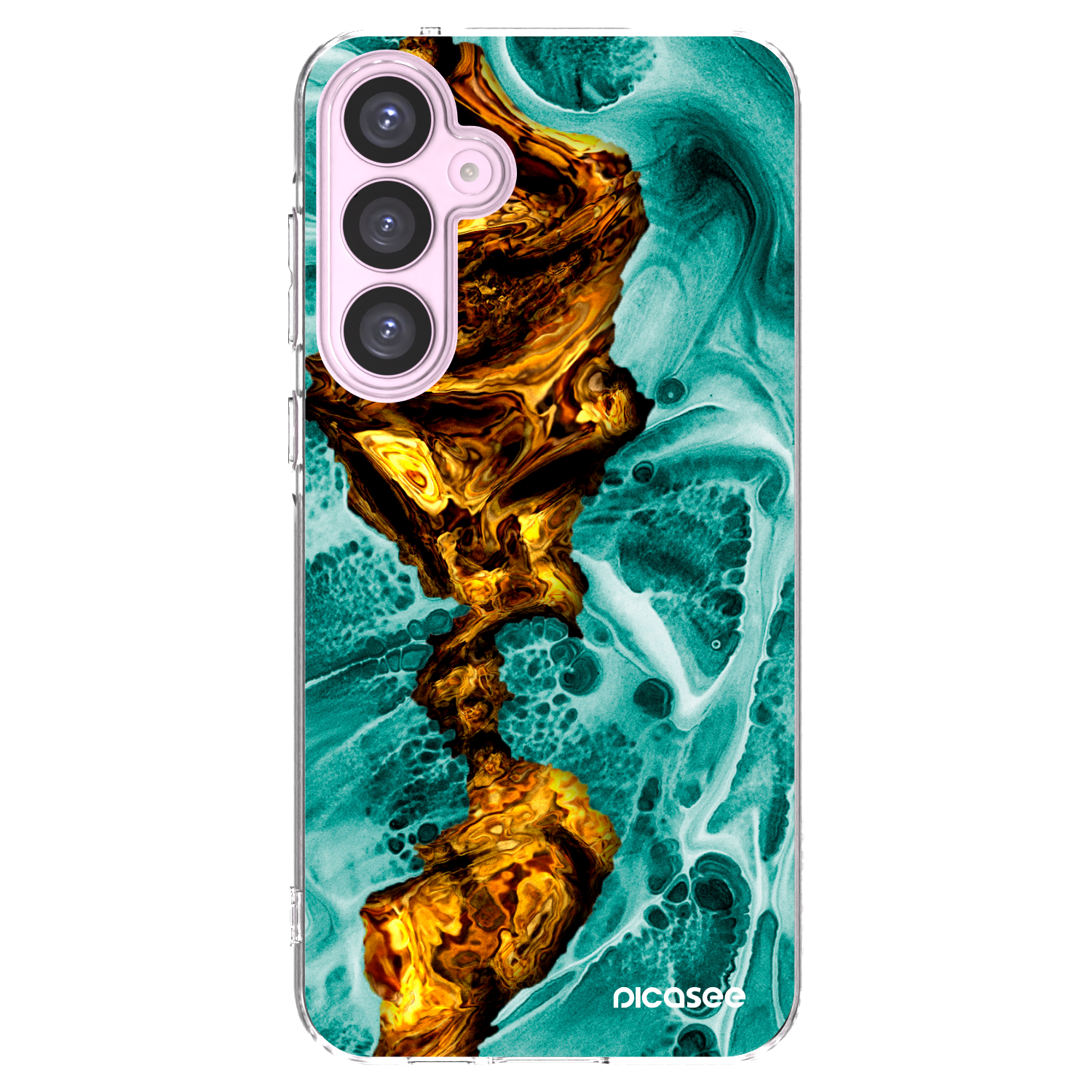 Picasee husă transparentă din silicon pentru Samsung Galaxy A55 5G A556B - Goldsky