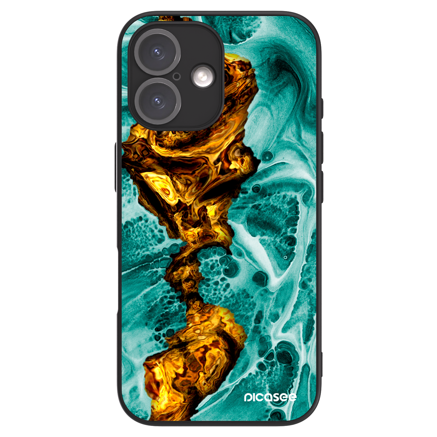 Picasee ULTIMATE CASE MagSafe pentru Apple iPhone 16 - Goldsky