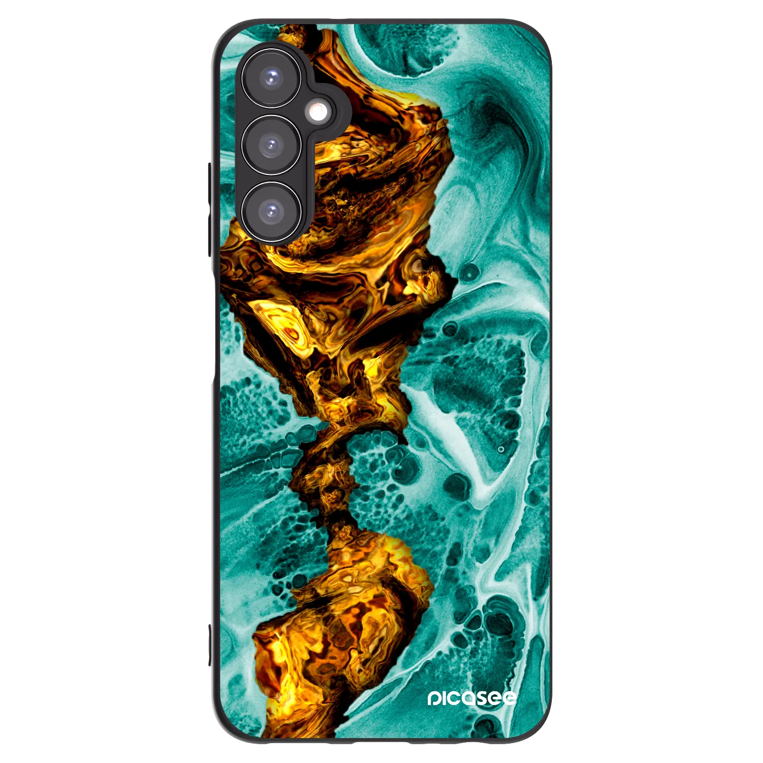 Picasee husă neagră din silicon pentru Samsung Galaxy A05s A057G - Goldsky