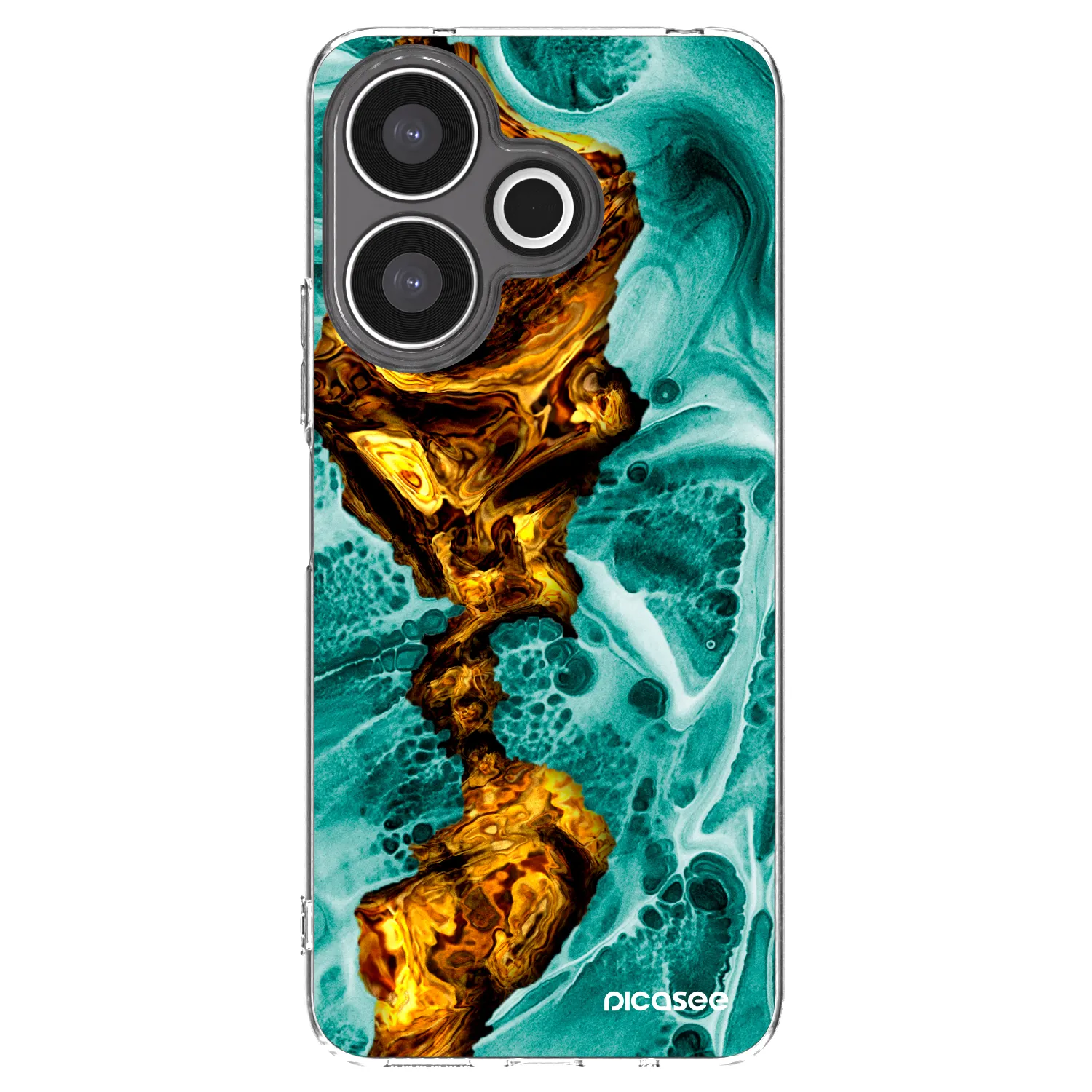 Picasee husă transparentă din silicon pentru Xiaomi Redmi 13 4G - Goldsky