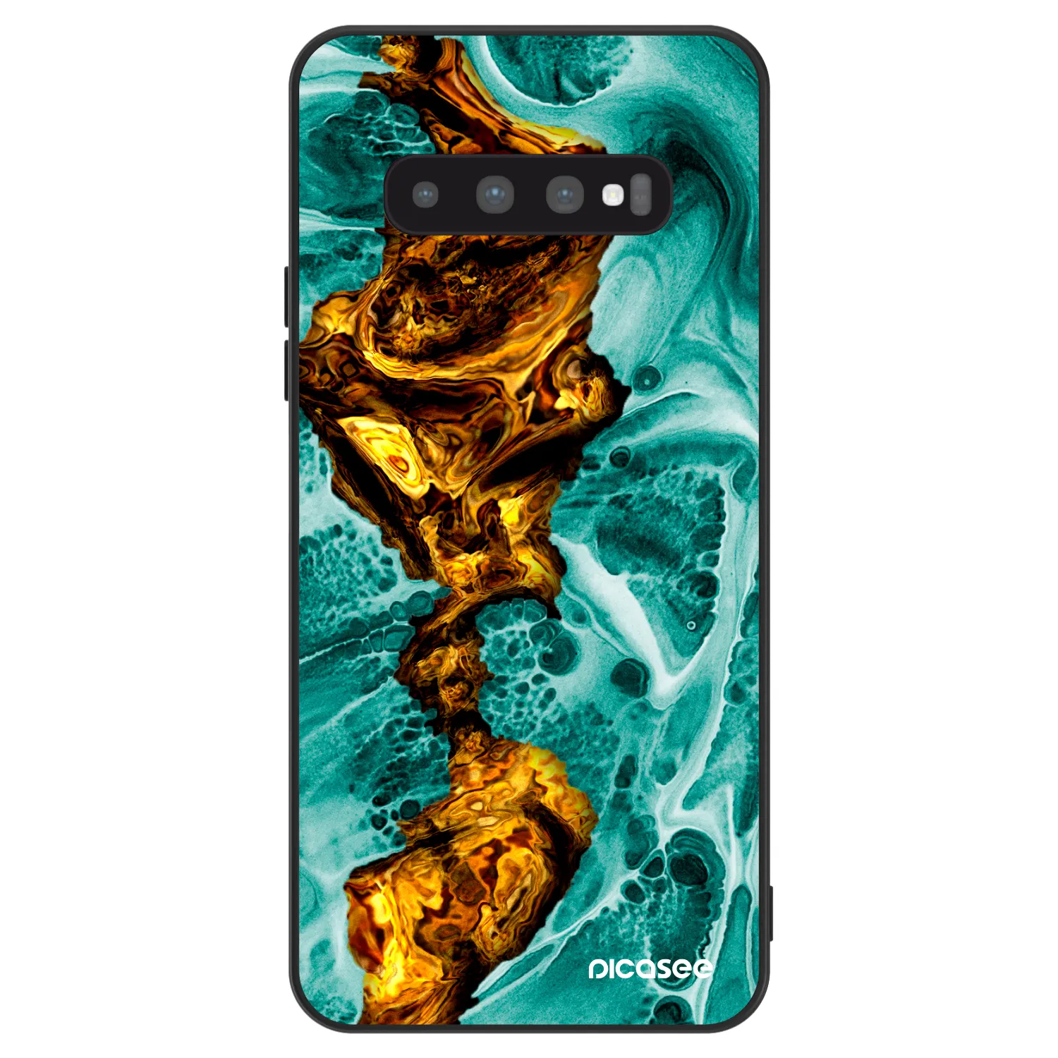 Picasee ULTIMATE CASE pentru Samsung Galaxy S10 Plus G975 - Goldsky