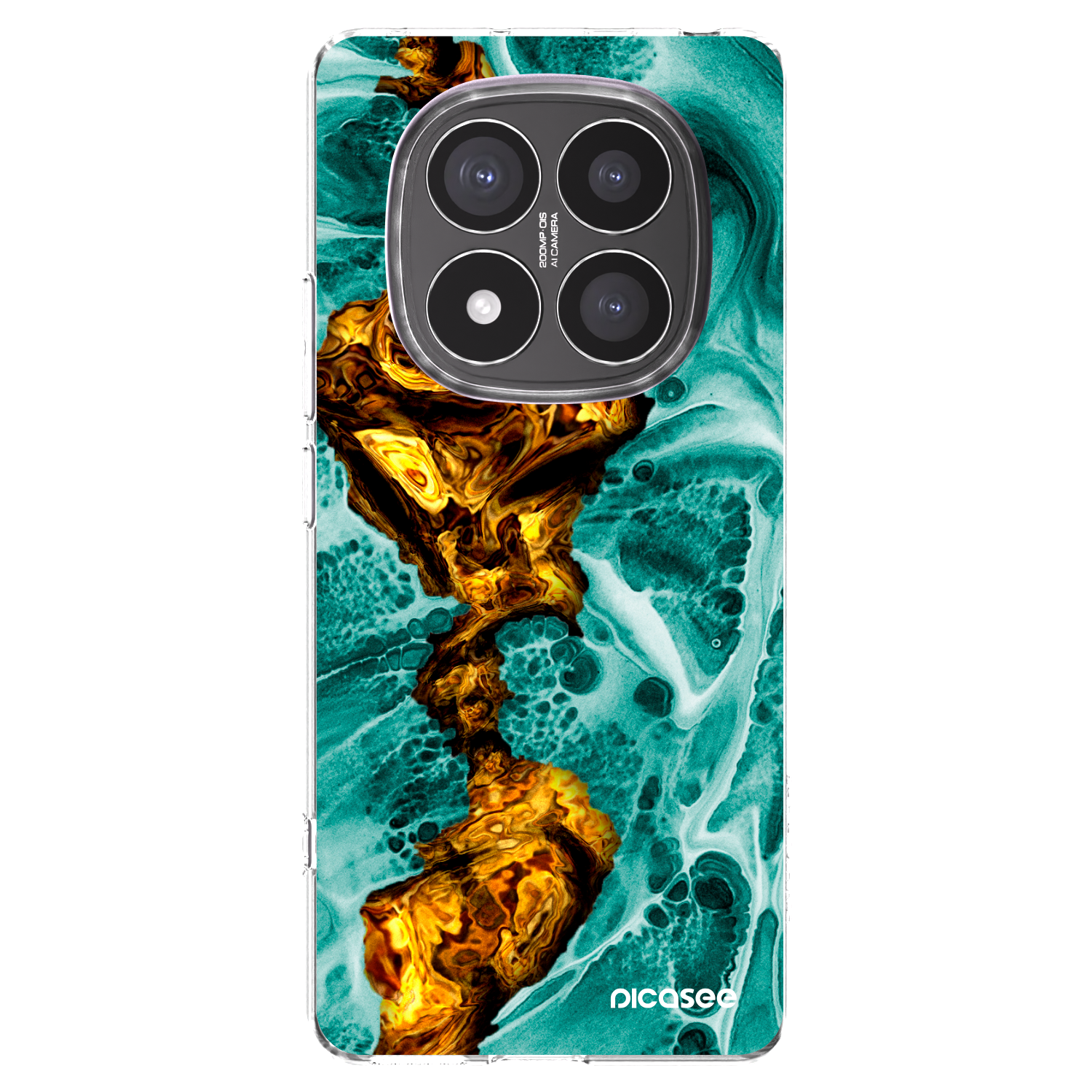 Picasee husă transparentă din silicon pentru Xiaomi Redmi Note 14 Pro+ 5G - Goldsky