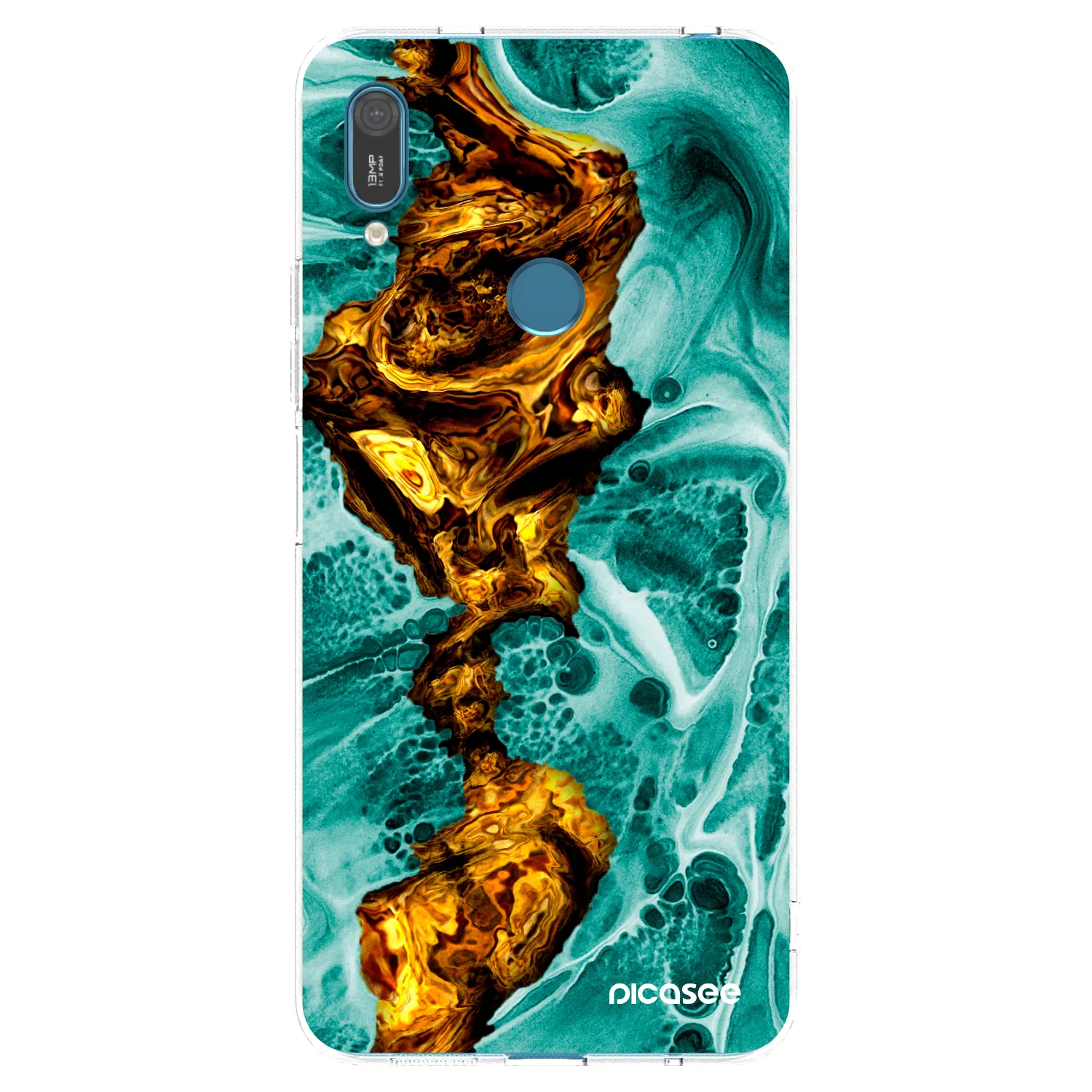 Picasee husă transparentă din silicon pentru Huawei Y7 2019 - Goldsky