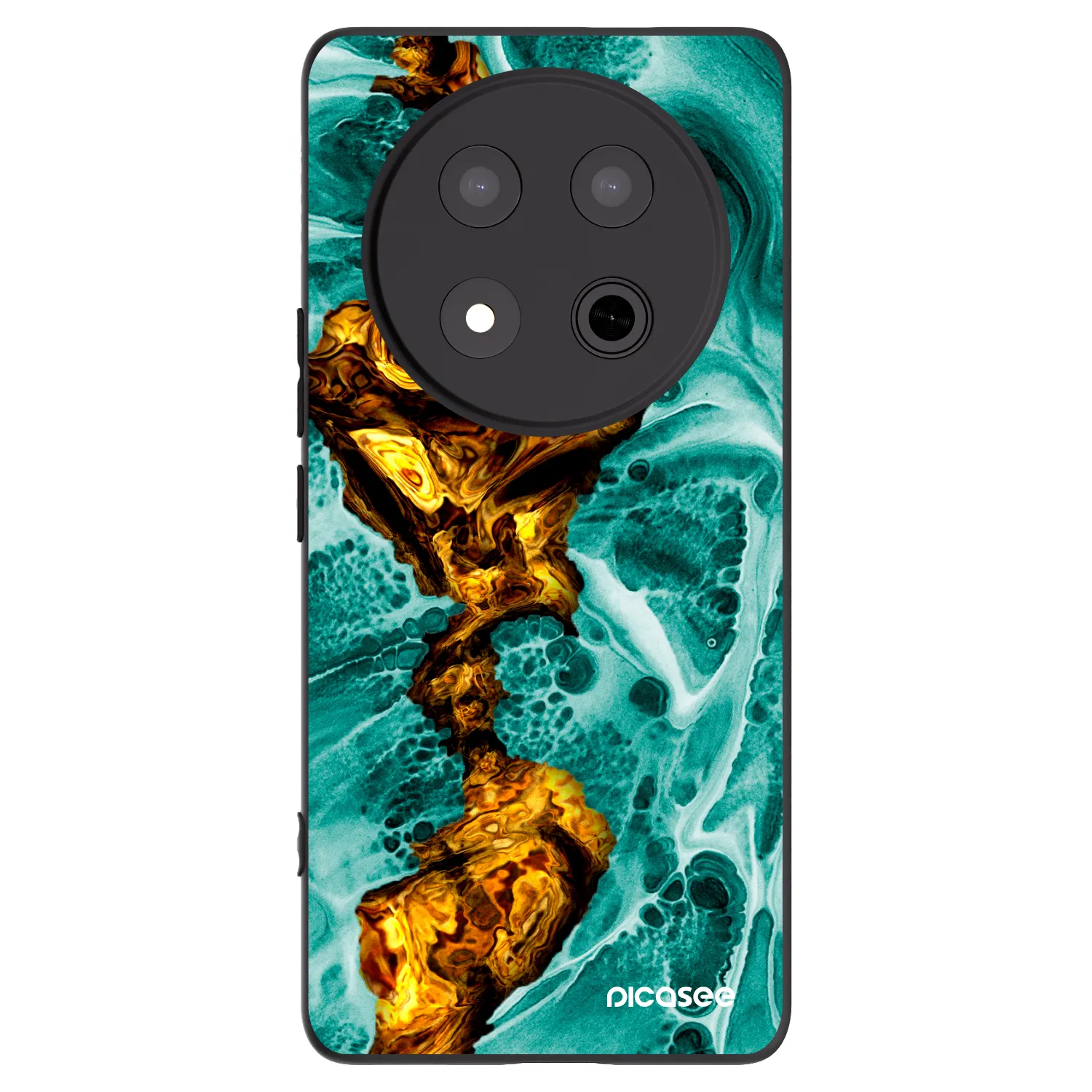 Picasee husă neagră din silicon pentru Honor Magic7 Lite 5G - Goldsky