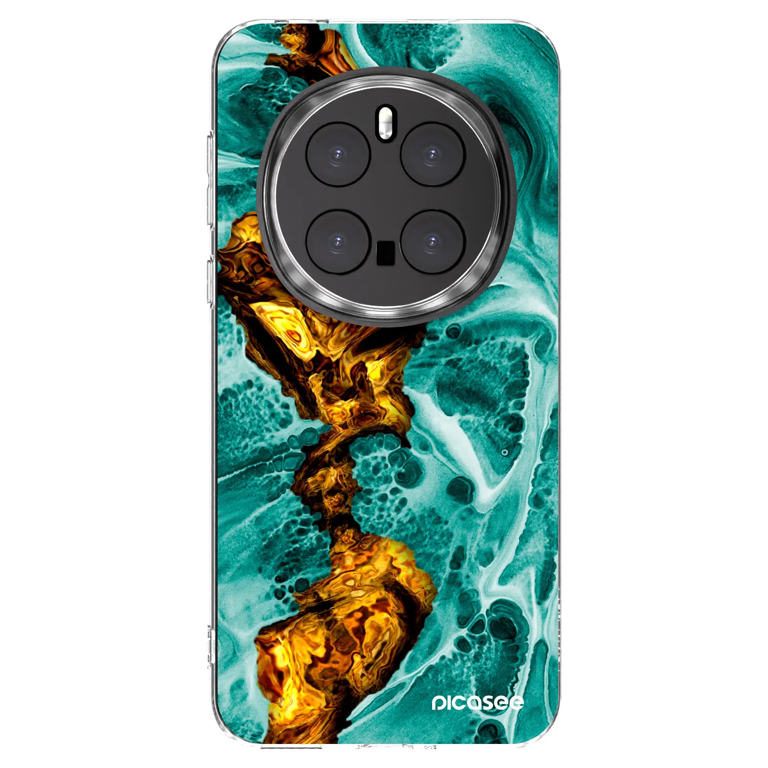 Picasee husă transparentă din silicon pentru Honor Magic7 Pro 5G - Goldsky