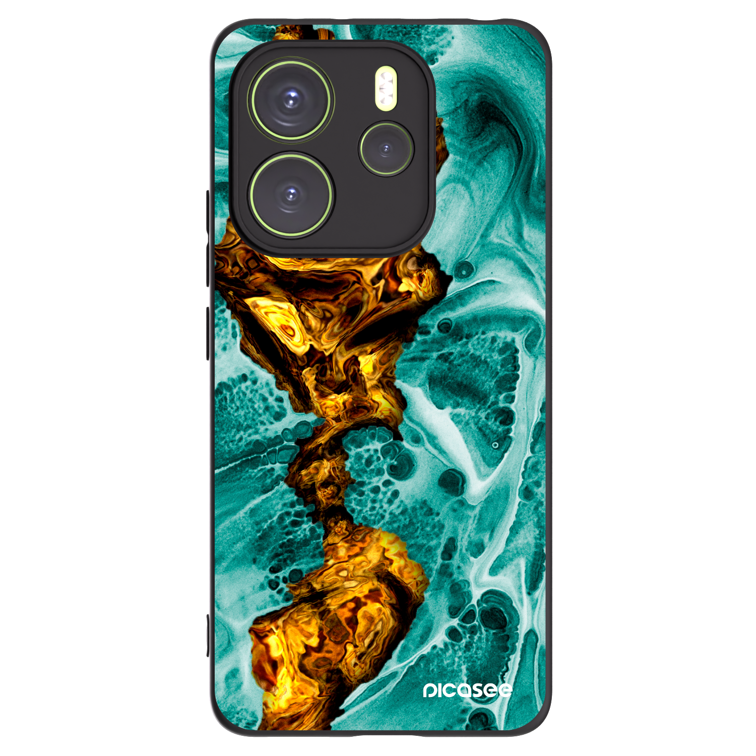 Picasee husă neagră din silicon pentru Xiaomi Redmi Note 14 4G - Goldsky