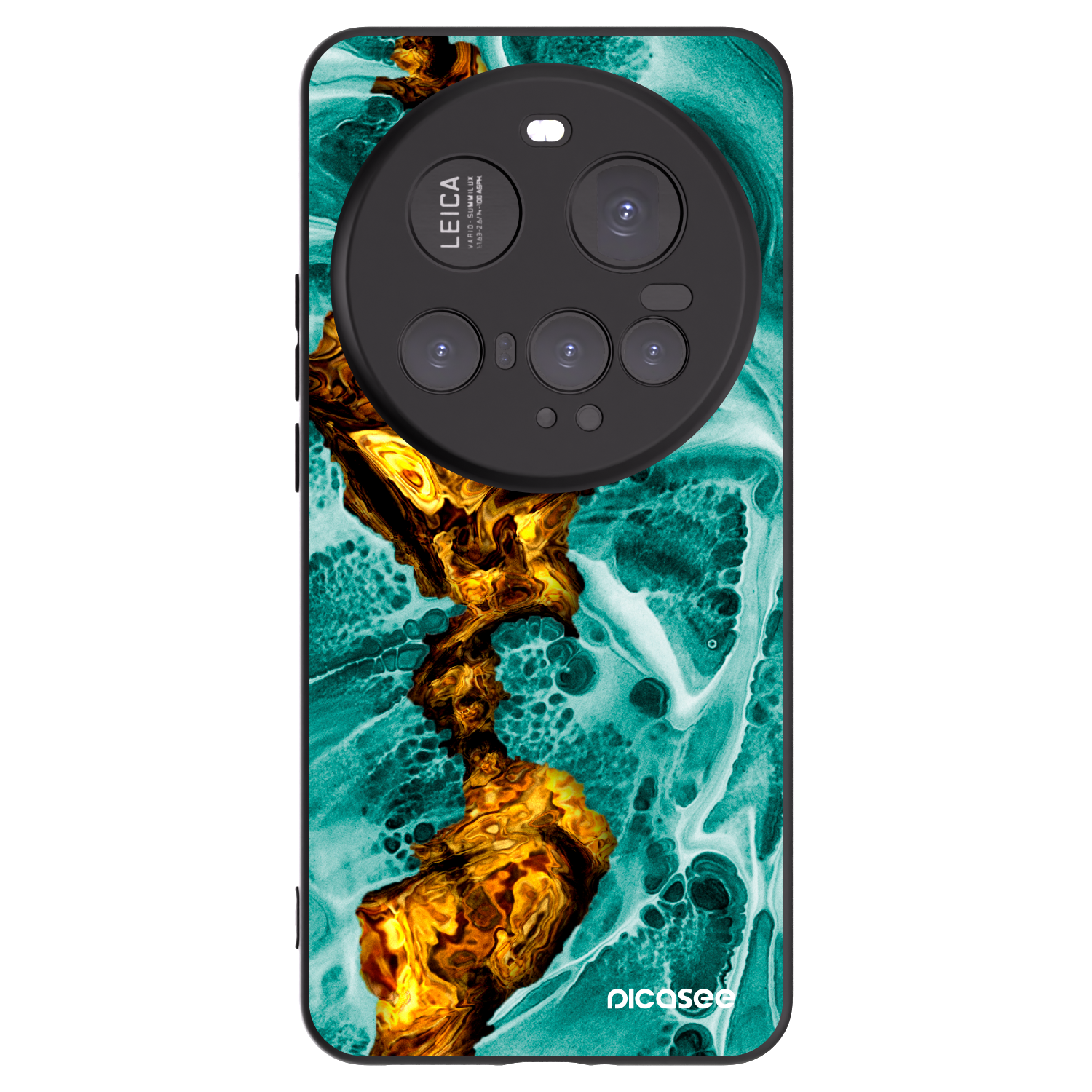 Picasee husă neagră din silicon pentru Xiaomi 15 Ultra - Goldsky