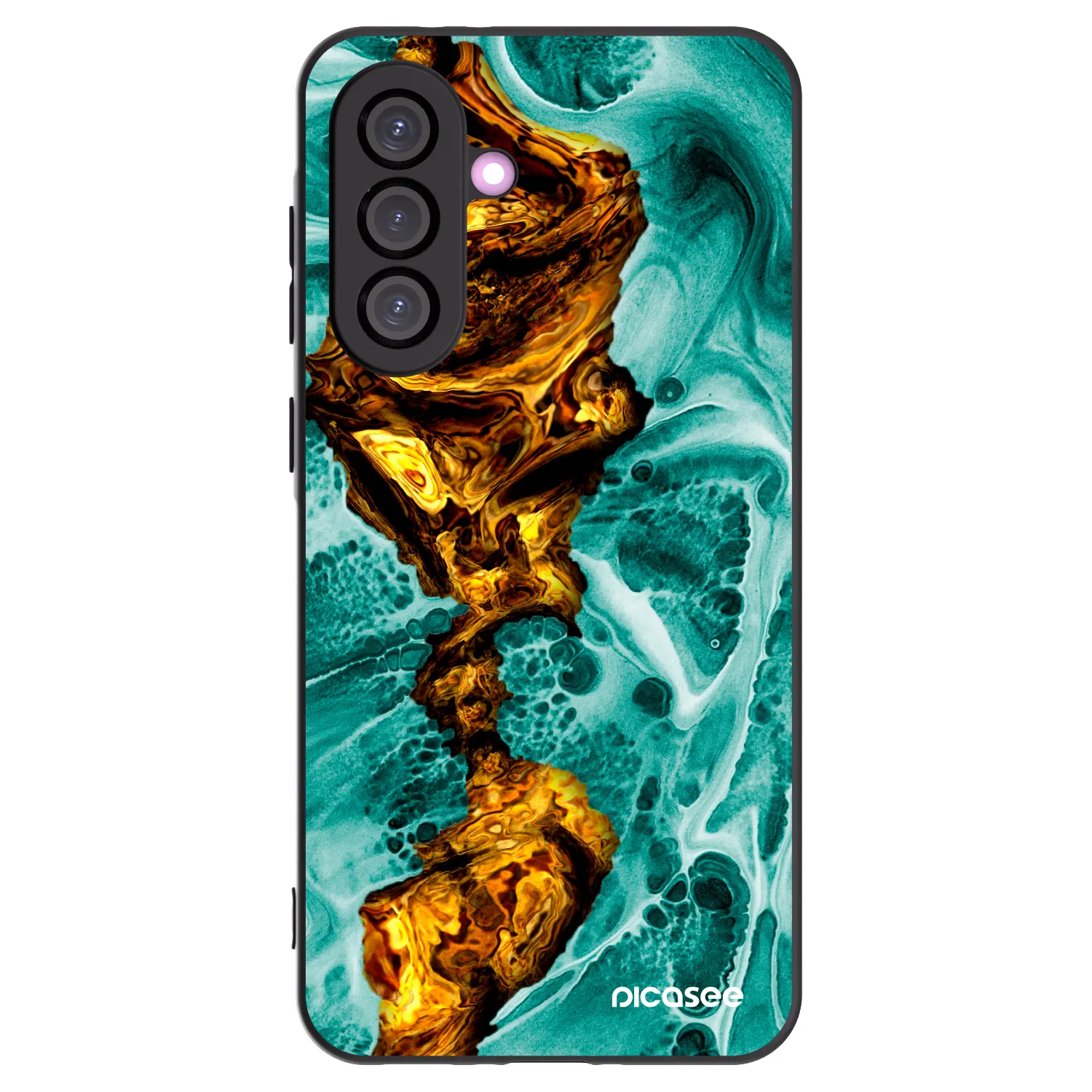 Picasee husă neagră din silicon pentru Samsung Galaxy A56 5G A566B - Goldsky